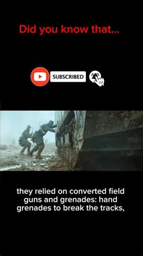 How Hand Grenades Stopped WWI Tanks 💥#history #war #france #germany #ww1