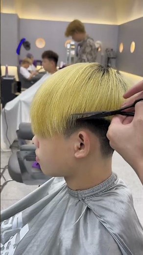 Insane Blonde Bowl Cut Transformation ✂️🔥