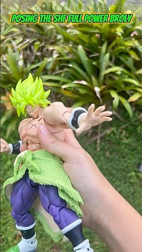 Posing the SHF full power broly #shfiguarts #actionfigures #dbz #dragonball #anime