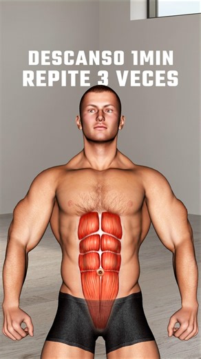 Abdominales marcados y control de tu core haciendo esto 2 a 3 veces por semana.