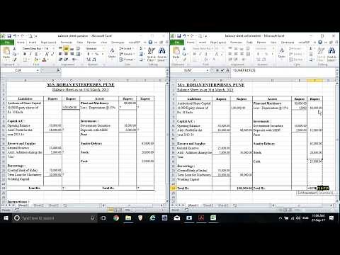 GCC TBC Special Skill (GCC SSD CTC) Balance Sheet Practice Video Tutorial