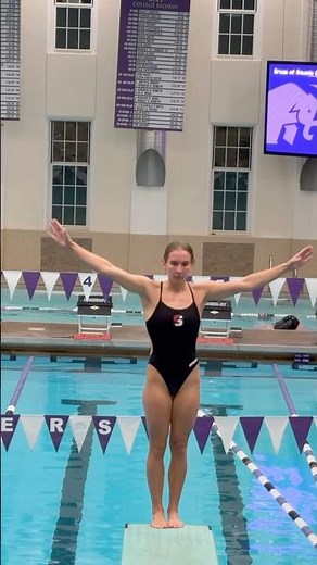 College Swimming Diving Springfield Amherst iPhone 17 #swimming #collegesports #sports