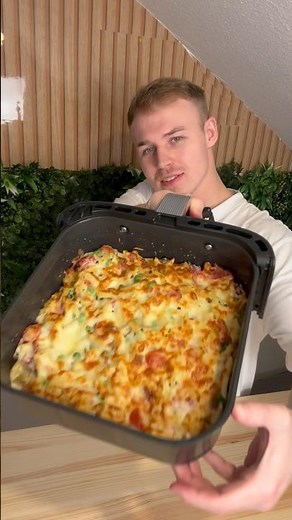 Nudelauflauf Rezept aus dem Airfryer😍 #rezepte #airfryer