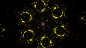 Download Neon strobe pulses light the energetic backdrop. for free