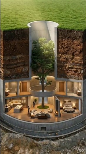 Hammer hype on Instagram: "I Dug a Massive Hole to Build a Secret Underground Mansion! 🚜🏠 We dug a massive 50ft deep pit to build the ultimate Secret Underground Luxury Mansion! 🚜🏠 Unlike small bunkers, this is a full-scale concrete home hidden beneath the earth, complete with a real tree growing in the center courtyard. 🔨 The Mega Build Process: 🚜 Excavation: Digging a massive crater in the field. 🌳 The Core: Planting a real Oak Tree in the center. 🧱 Concrete Fortress: Pouring heavy wal