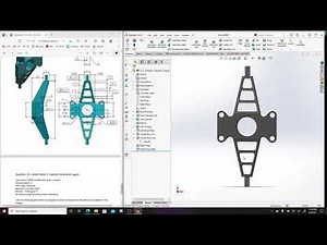 Sample SolidWorks CSWA Exam Question 14