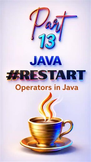 Part 13 | Operators in Java |Learn Java operators step by step #Java #Programming #Coding #LearnJava
