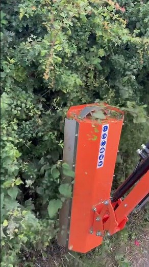 Compact Flail Hedgecutter on 26hp Captain Tractor