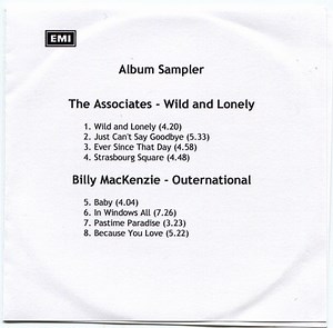 The Associates / Billy MacKenzie - Album Sampler