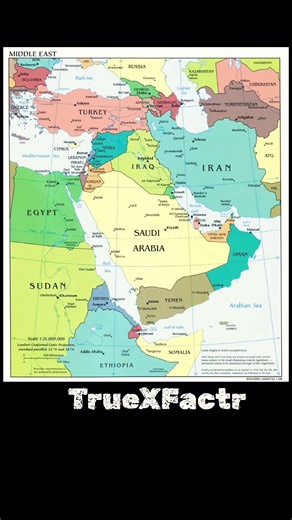 Middle East Map Explained 🌍 | Red Sea, Gulf & Key Countries #middleeast #geography #maps #upsc #gk