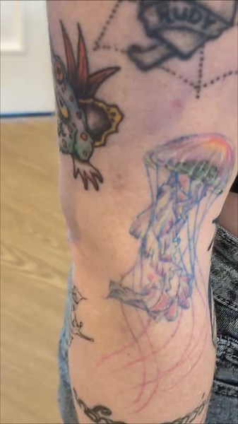 Freehand Smaug Dragon Tattoo on My Sister