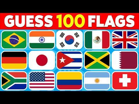 Guess and Learn 100 Flags in 3 Seconds | WhizQuizz