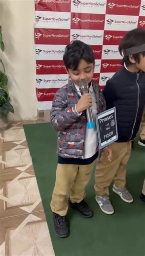 Prep Mars Assembly 🌙 Our little learners confidently presented the phases of the moon. A joyful performance filled with learning, expressions, and teamwork. Well done Prep Mars for shining so bright! ✨👏 | SuperNova School - Kuri Campus