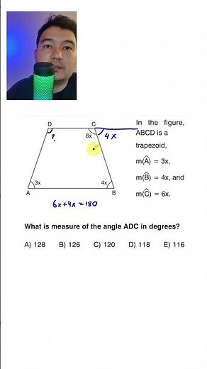 trapezoid angles geometry problem #geometry #trapezoid