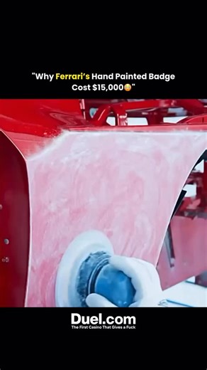 Innoverse on Instagram: "Each Ferrari hand-painted badge costs around $15,000 — and it’s worth every detail. Skilled artisans spend days layering paint by hand, baking between coats, and perfecting each curve to achieve unmatched depth and durability. It’s more than just a logo — it’s a legacy of craftsmanship and exclusivity. We do not own any of the content. All credit goes to the respective owners. No copyright infringement intended. #technology #didyouknow #history #veer_editex #fyp #experim