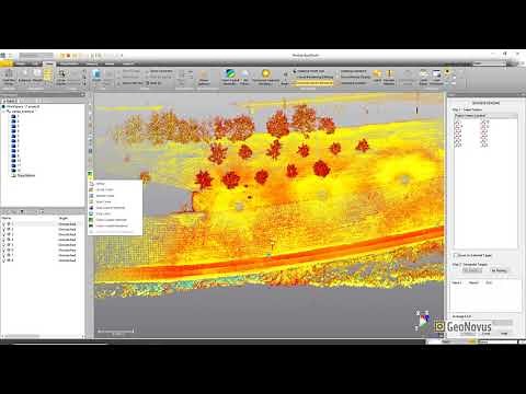 Trimble RealWorks. Georeferencing to local coordinates
