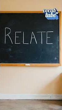 relate - English Vocabulary Learning #Shorts