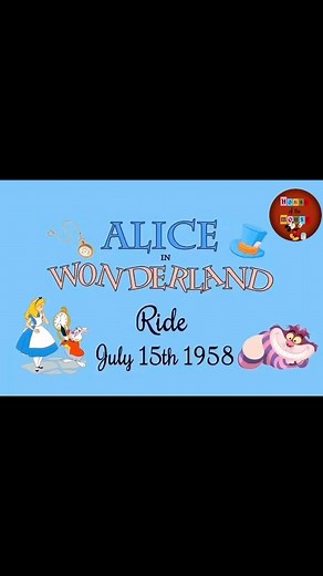 🎟 Matt (Disneyland CM) on Instagram: "The opening of the Alice in Wonderland ride at Disneyland in 1958 with Walt Disney.. . . #disneyland #disney #aliceinwonderland #waltdisney #waltdisneyworld #disneyworld"