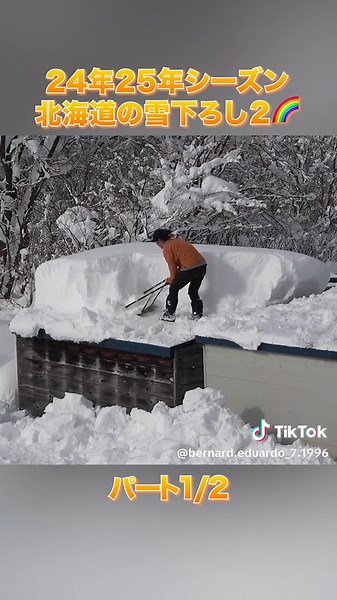 北海道の雪下ろし - 大雪対策 2024