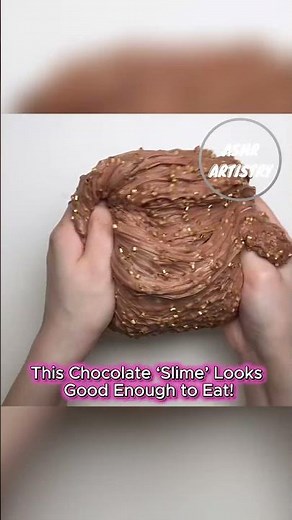 Crunchy Chocolate Slime ASMR — 'Rich Gold Chocolate' by Hwang Hanseam (Satisfying Sounds)