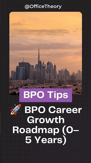 BPO Career Growth Roadmap 🚀 From Fresher to Operations Manager in 5 Years!