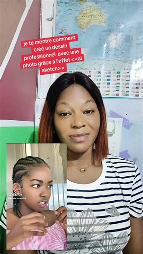 je te mon montre comment créé un dessin professionnel ici sur tiktok avec l'effet ai sketch #tutorials #astuce #video #fyyyyyyyyyyyyyyyy #foryoupage