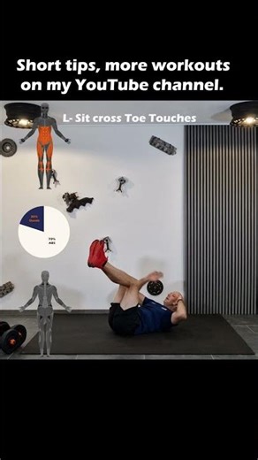 Transform Your L-Sit With This Cross Toe Touch | Core & Flexibility Workout / BADI