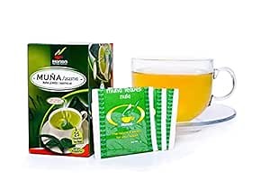 Hanan Peruvian Secrets Muna Herbal Tea | 100% Natural Andean Mint Leaves | 25 Tea Bags | Naturally Supports Healthy Digestion and Kidney Function - 6 Pack