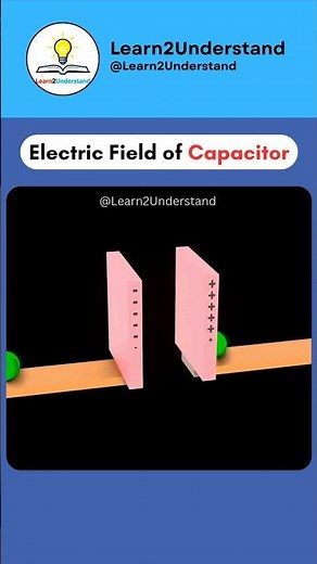 Electric Field of Capacitor | Simple Explanation | Learn2Understand #shorts