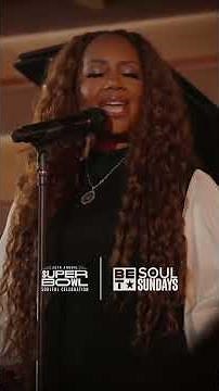 Lalah Hathaway salutes Randy Moss with “A Song for You” at Super Bowl Soulful Celebration 🎶 #bet