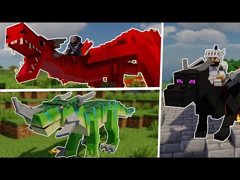 TOP 3 BEST DRAGON MODS FOR MINECRAFT