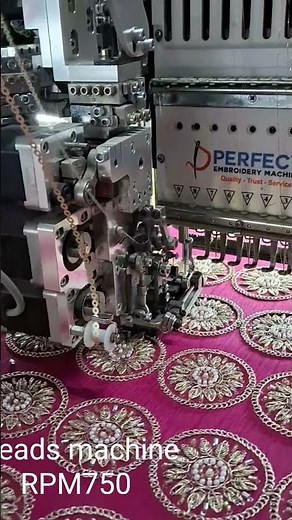 Beads Fixing Machine | 750 RPM Automatic Beads Machine Tutorial