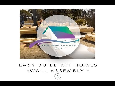 Fiji Easy Build Kit Homes -Wall Assembly Kit Home