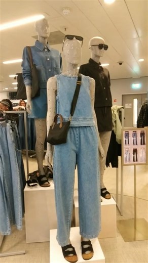 Pairing a denim jacket with a outfits creates a cool and charming outfit.