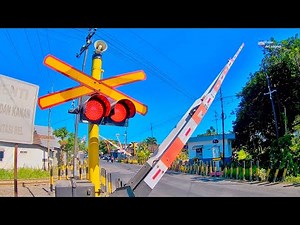 Railroad Crossing in Indonesia | Perlintasan Palang Kereta Api 2024