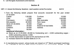 List the types of provisions and reserves.Section- BUNIT - ... | Filo