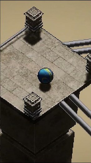 A looping Ballance inspired level from Marble’s Marbles #retrogames #gaming #gameplay #steamgame