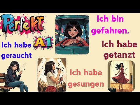 ✅ ✨German for Beginners (Partizip 2) – Perfekt Tense with Simple A1 Sentences🔥
