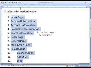 Lecture # 1 Case Study Project MS Excel 2007 Training in Urdu |Live Class Lecture Excel Project Full