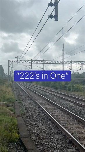 “222’s in One” Lumo West Coast 222603/222605 @ Madeley.