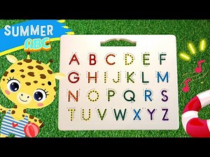 Summer ABC Song | Lean the to write the alphabet with Magnatab and our Alphabet Song