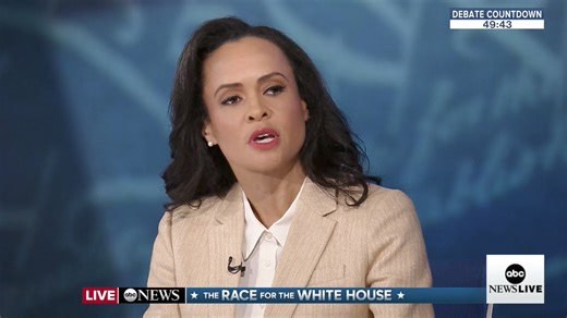 Linsey Davis tells David Muir that tonight's vice presidential debate is "big dad energy versus hillbilly elegy," as Gov. Tim Walz and Sen. JD Vance get ready to face off. Follow live updates: https://trib.al/5IUoCCq | ABC News