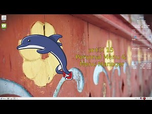 antiX 15 - Personal Menu & Menu Manager