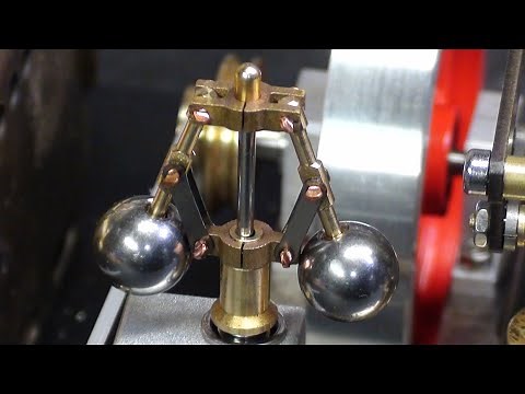 HOW A STEAM ENGINE GOVERNOR WORKS #963 tubalcain RETROL flyball