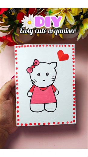 DIY easy cute organiser box craft idea storage box 🌸✨