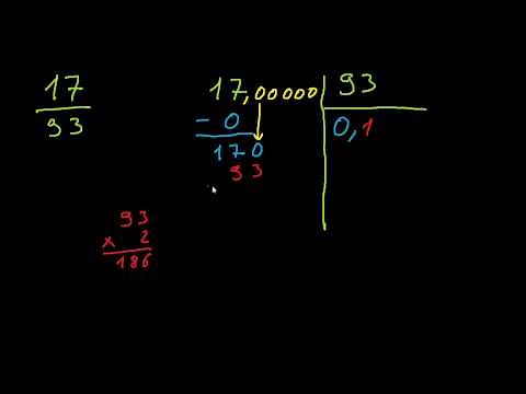 Conversion de fractions en nombres decimaux