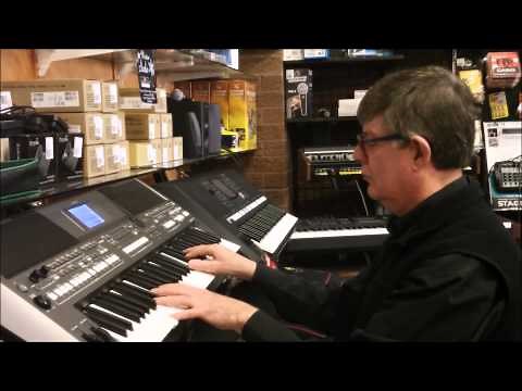 The Yamaha PSRS670 Organ and orchestral sounds