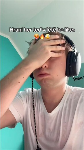 IKON NEZVLÁDÁ HORKO U HRANÍ HER ! 🥵🎮 #shorts