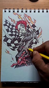 14K views · 154 reactions | Tanjiro Kamado Drawing from Demon slayer Anime  #arttzero #anime #art #drawing #demonslayer #tanjiroukamado | Art Tzero | Facebook