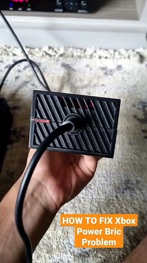 Xbox Power Bric Problem Fix. Red Light not enough power.